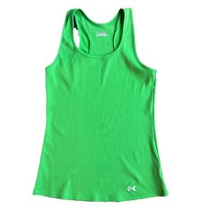 Under Armour Womens Sleevless Tank Workout Gym Shirt Top Racerback Heatgear M